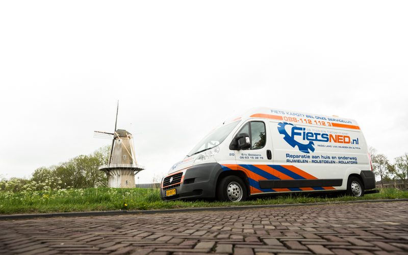 Pech onderweg? Wij helpen uw fiets weer op gang in het Land van Heusden en Altena en de Bommelerwaard